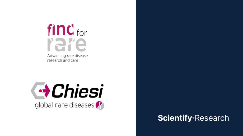 Find For Rare, Chiesi Global Rare Disease and ScientifyResearch logos